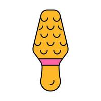 manual callus remover icon color illustration vector