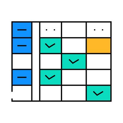 class calendar icon color illustration