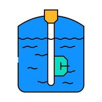 capacitive sensor icon color illustration vector