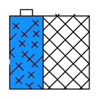 grid building material icon color illustration vector