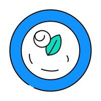 molecular cuisine cooking courses icon color illustration vector