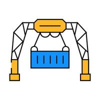 loading container wholesale icon color illustration vector