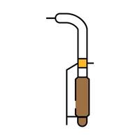 gas burner tool icon color illustration vector