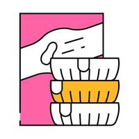 packages with peanut butter for travel icon color illustration vector