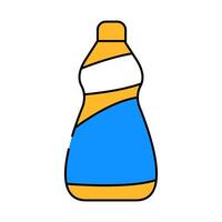 container for detergents from plastic material icon color illustration vector