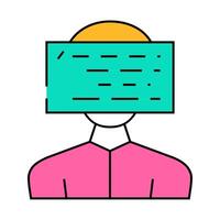 client programming kyc icon color illustration vector