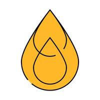 saturated fat icon color illustration vector