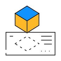 creating templates icon color illustration vector