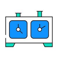 chess game clock icon color illustration vector