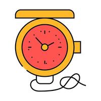 pocket clock icon color illustration vector