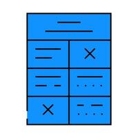 training program icon color illustration vector