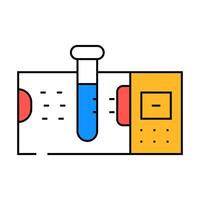 spectrophotometers lab electronic tool icon color illustration vector