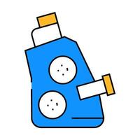 refractometer lab equipment icon color illustration vector