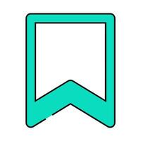 mark file icon color illustration vector