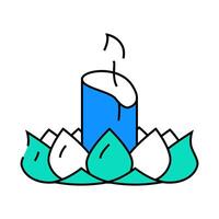 loy krathong icon color illustration vector