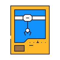 vending machine icon color illustration vector