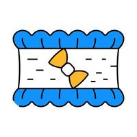 garter decorative accessory icon color illustration vector