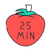 pomodoro system icon color illustration vector