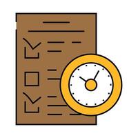 check list icon color illustration vector