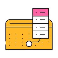 schedule for day icon color illustration vector