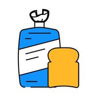 toast package icon color illustration vector