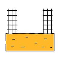 cement for building house icon color illustration vector