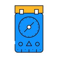compass tool icon color illustration vector