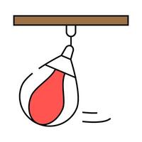 pear for exercising icon color illustration vector