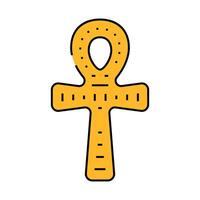 ankh decoration icon color illustration vector