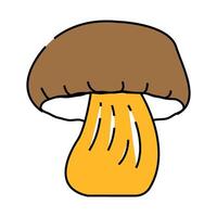 cep mushroom icon color illustration vector