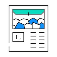 ice machines icon color illustration vector