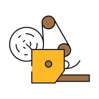 labeler factory tool icon color illustration vector