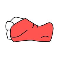 shoulder joint icon color illustration vector