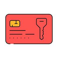 map key icon color illustration vector