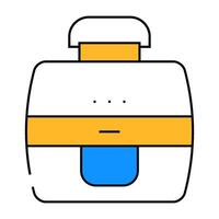 lamp electronic device icon color illustration vector
