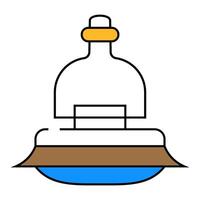 lighting lamp icon color illustration vector