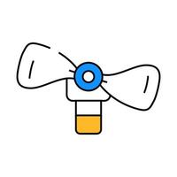 fan connect to mobile phone icon color illustration vector