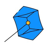 rokakku kite icon color illustration vector