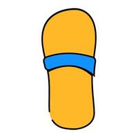 home footwear icon color illustration vector