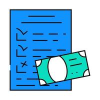 checklist check icon color illustration vector