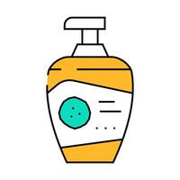 soap with cucumber icon color illustration vector
