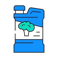 broccoli pest remedies icon color illustration vector