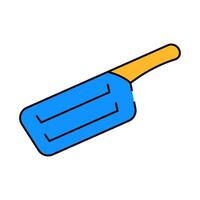 cabbage knife icon color illustration vector
