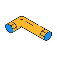 square key assembly furniture icon color illustration vector