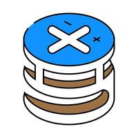 screw fast mounting assembly icon color illustration vector