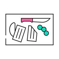 plasticine modeling kid leisure icon color illustration vector