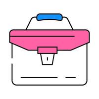 portfolio folder icon color illustration vector