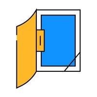 office folder icon color illustration vector