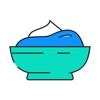 quark milk product icon color illustration vector