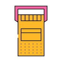 tape player retro gadget icon color illustration vector
